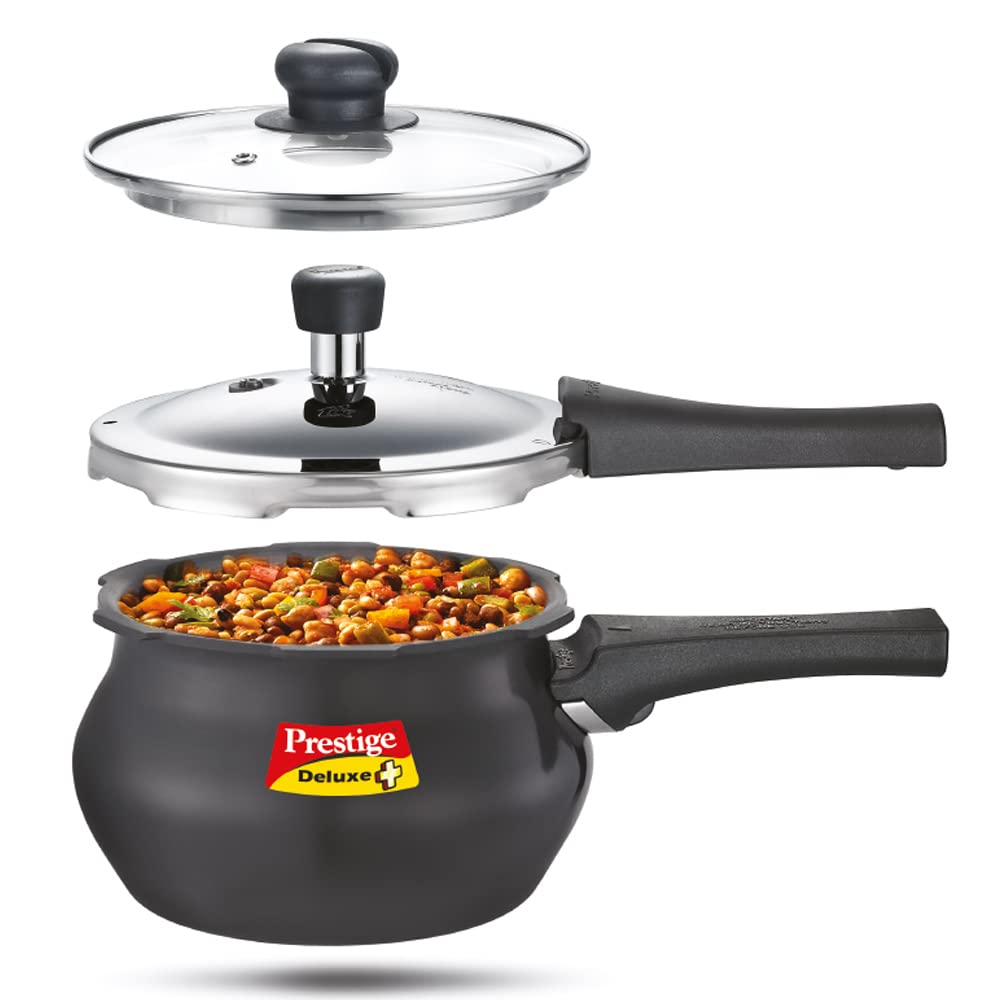 Hard Anodised Pressure Cooker with Stainless Steel Lid 3.0 Liters U568205
