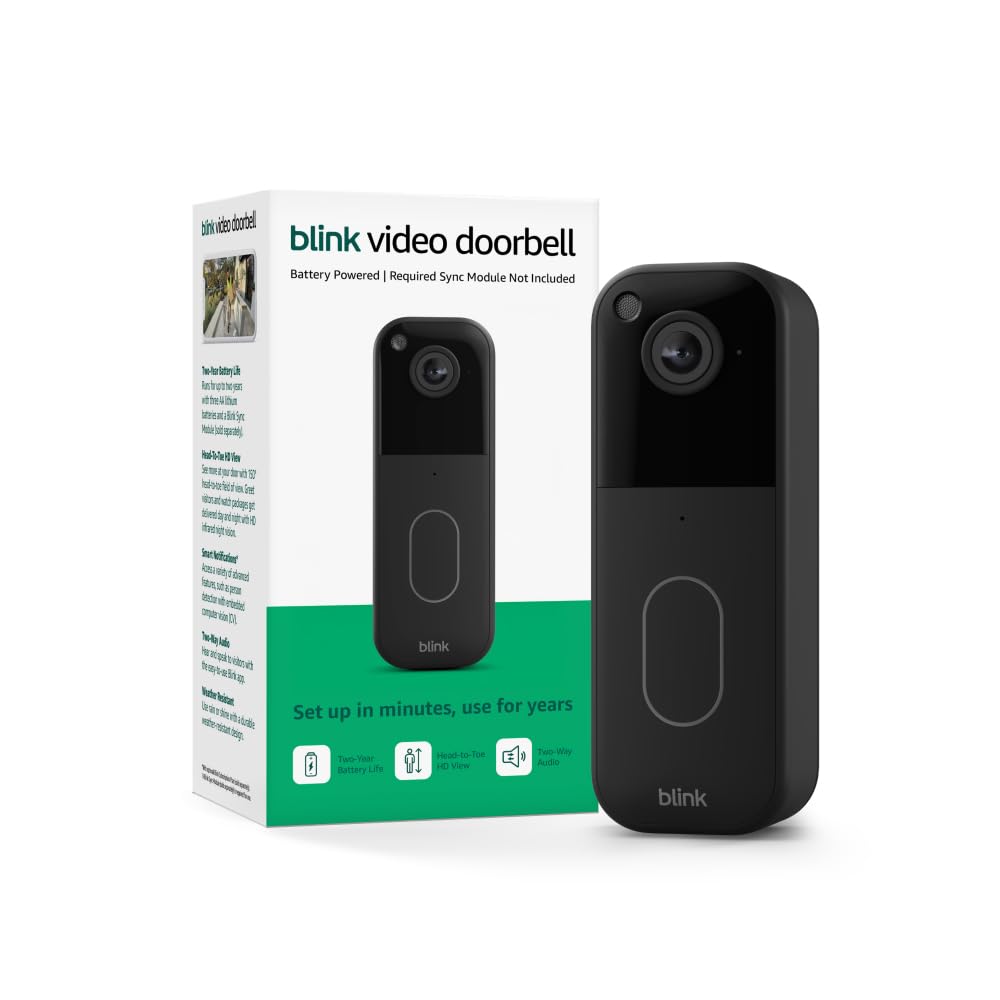 Black Video Doorbell G62163