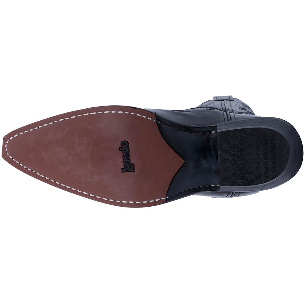 Black Mid Calf Pull On Boots K127199