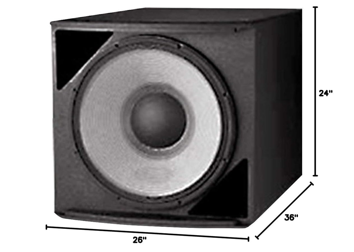 18-Inch Black Subwoofer I953