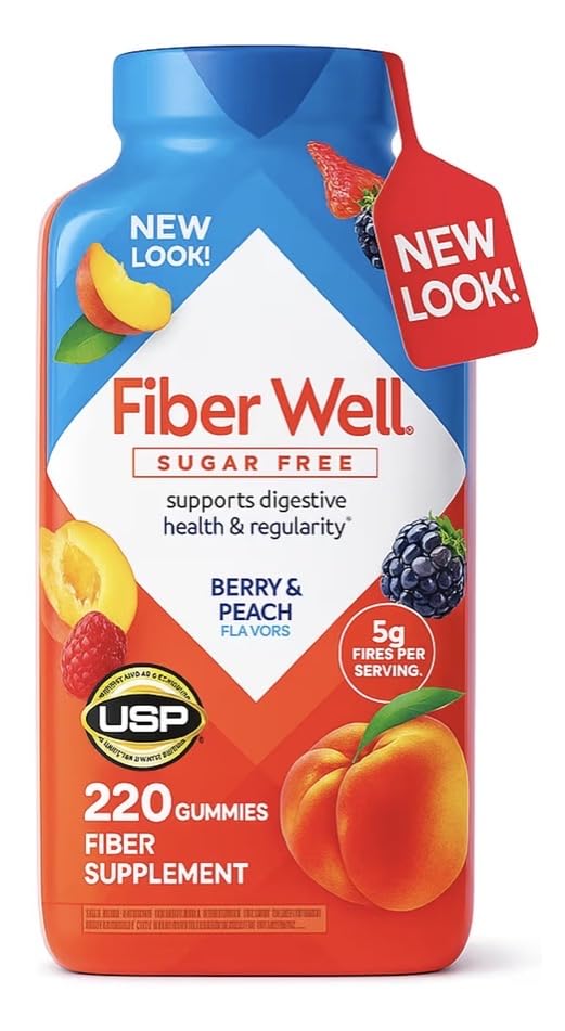 Sugar Free Fiber Gummies with Prebiotic 220 Count J232709