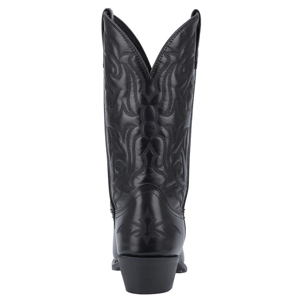 Black Mid Calf Pull On Boots K127199