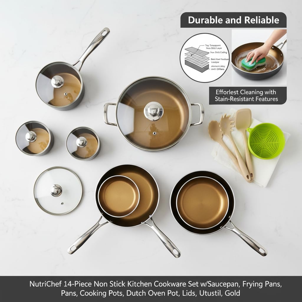 14-Piece Non Stick Cookware Set N2959