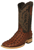 Cognac Leather Cowboy Boots L6116