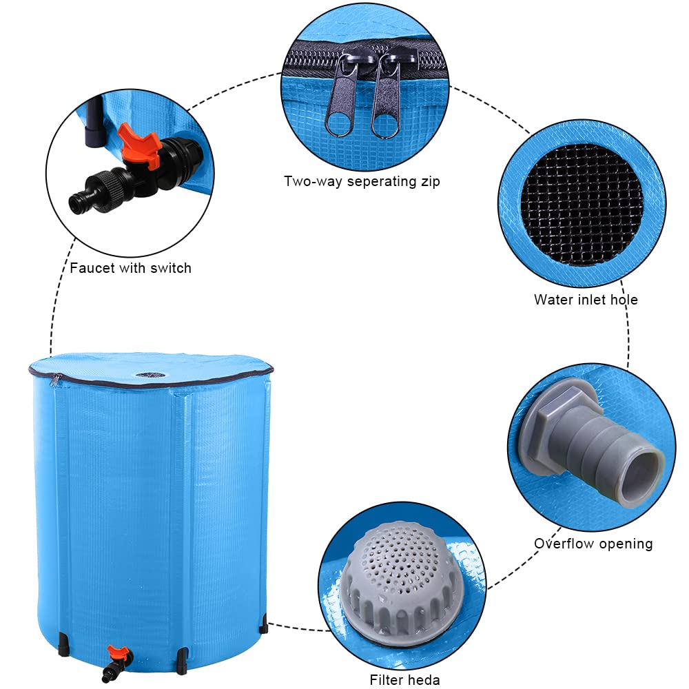 Folding 50 Gallon Water Storage Container S885546