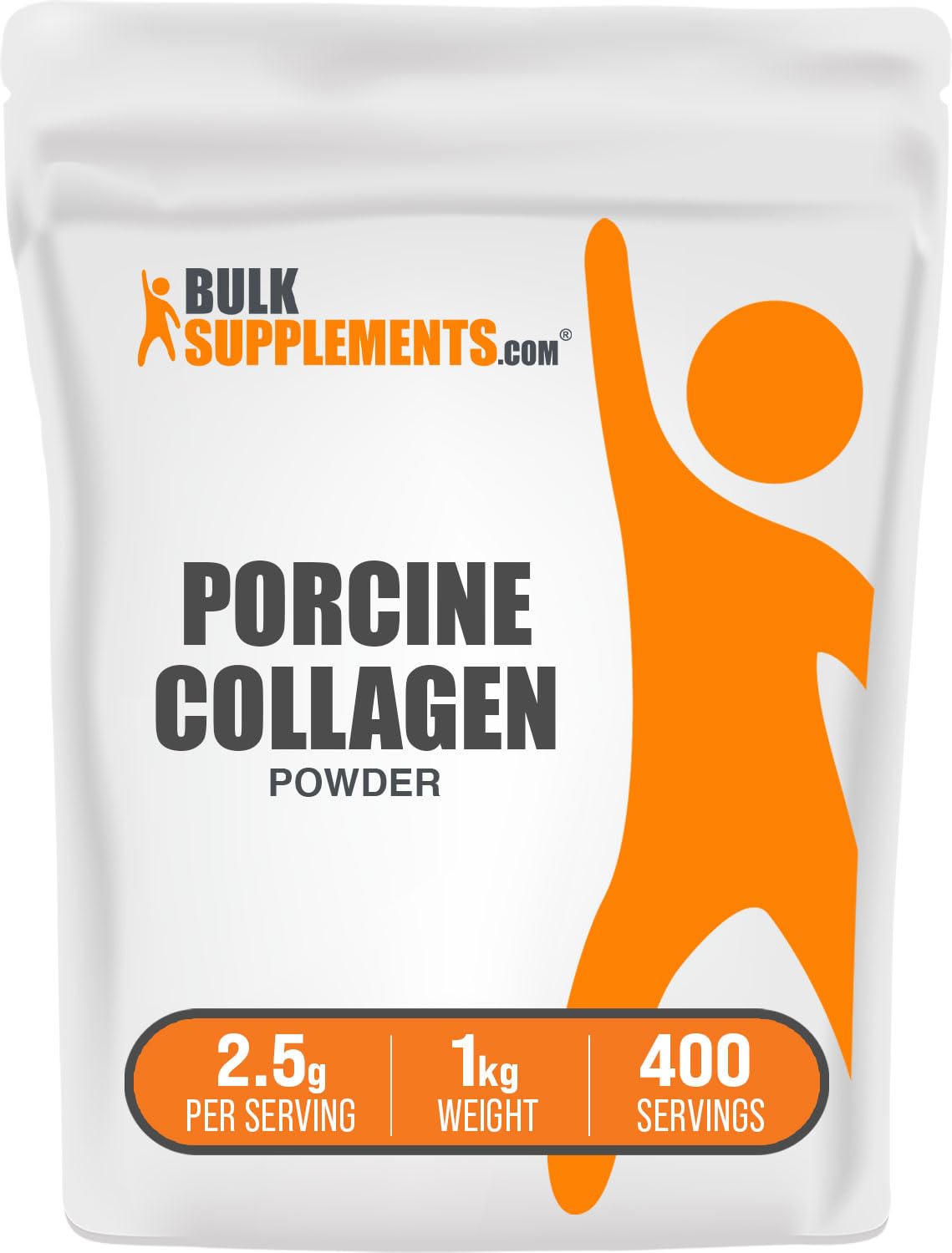 Hydrolyzed Porcine Collagen Powder Unflavored Gluten Free 1kg W750450