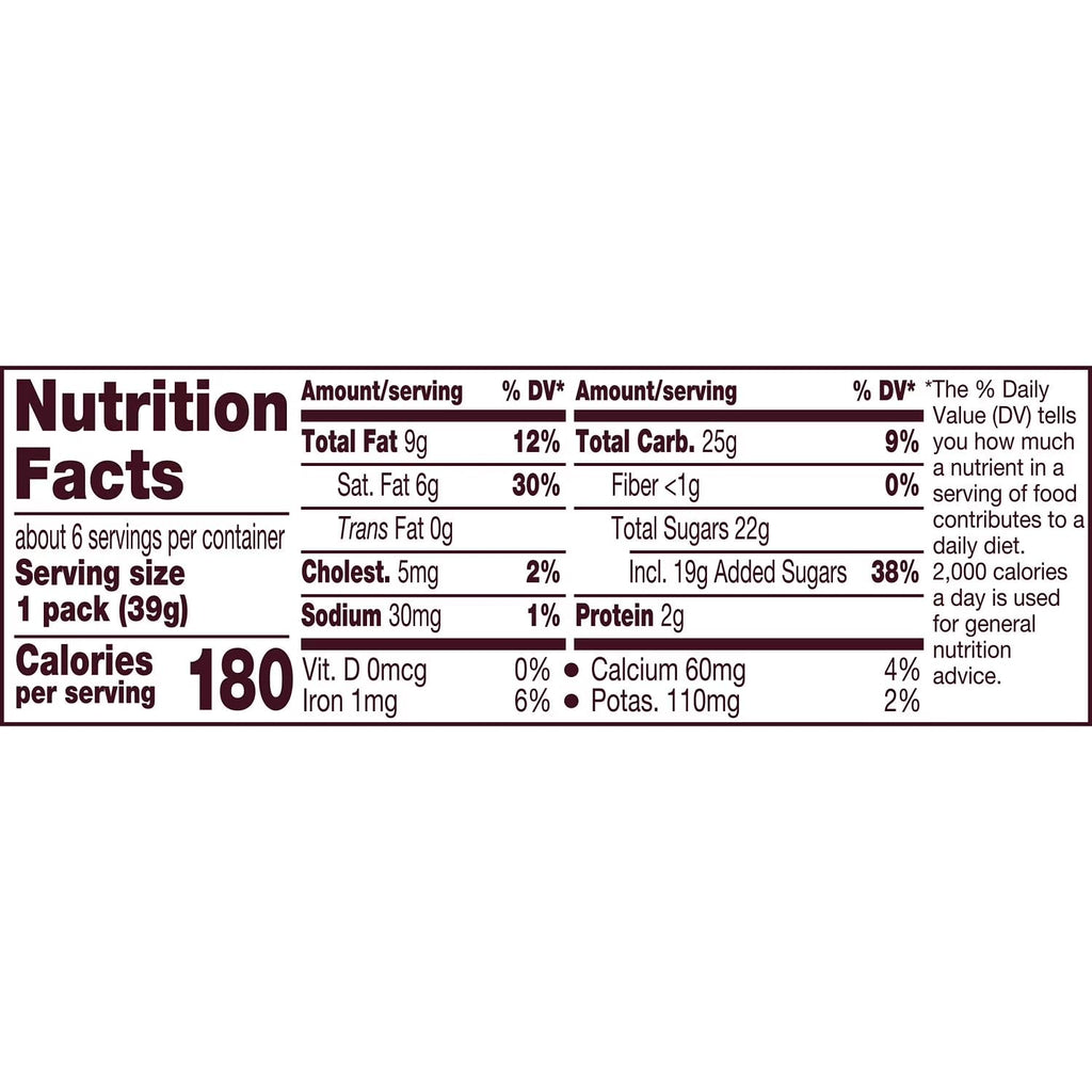 Milk Chocolate with Caramel Candy Bars, 1.4 oz, 6 pack I535
