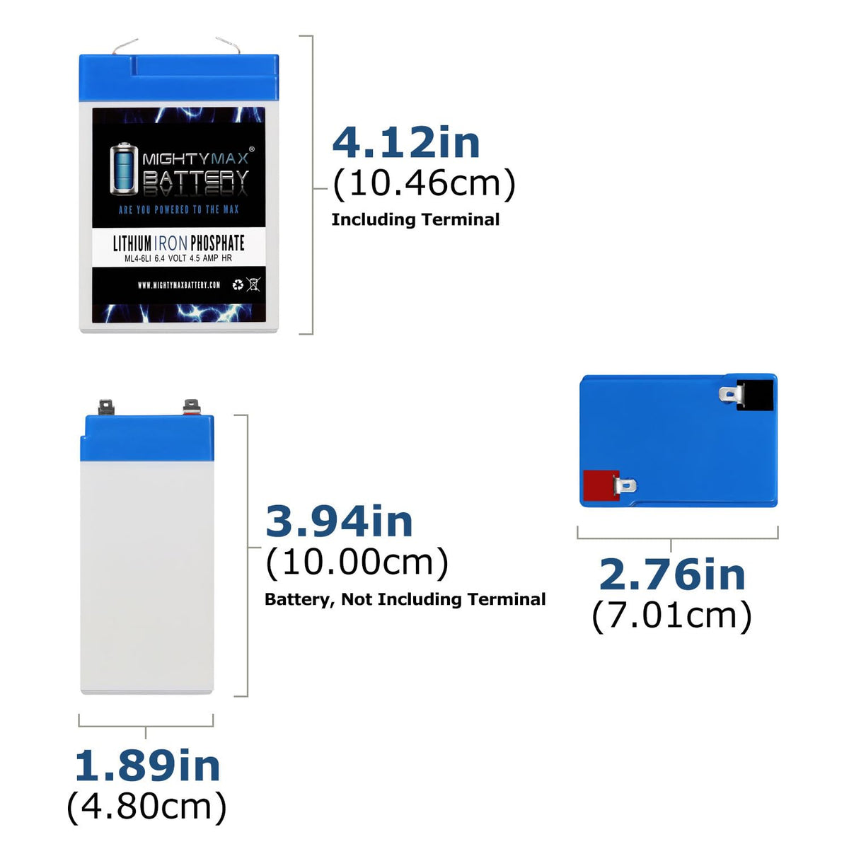 6V 4.5AH Lithium Replacement Battery B234