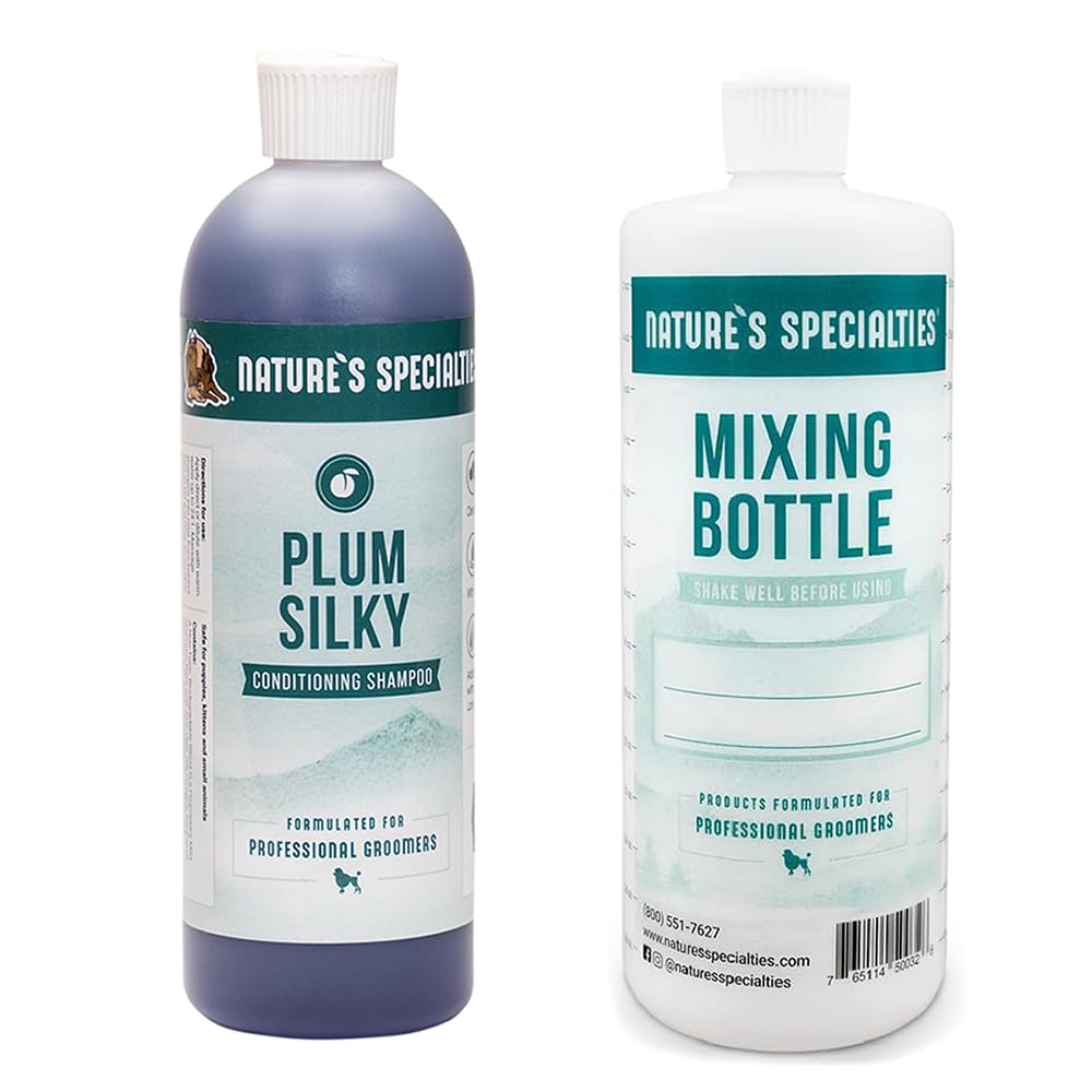 Mixing Bottle and Dog Shampoo Concentrate 32 oz 16 oz T607648