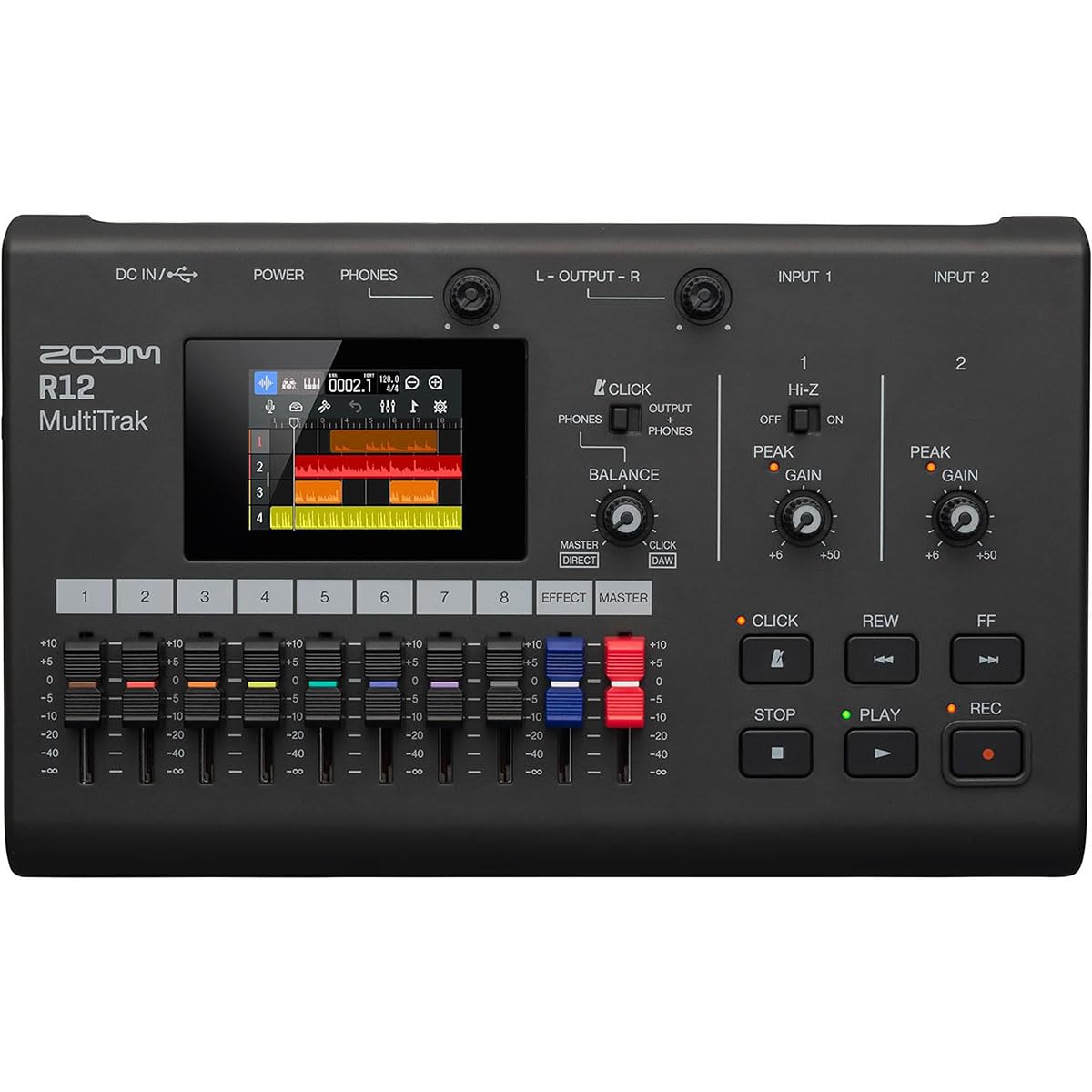 Portable Digital Recorder and Control Surface with Studio Monitor Headphones V428