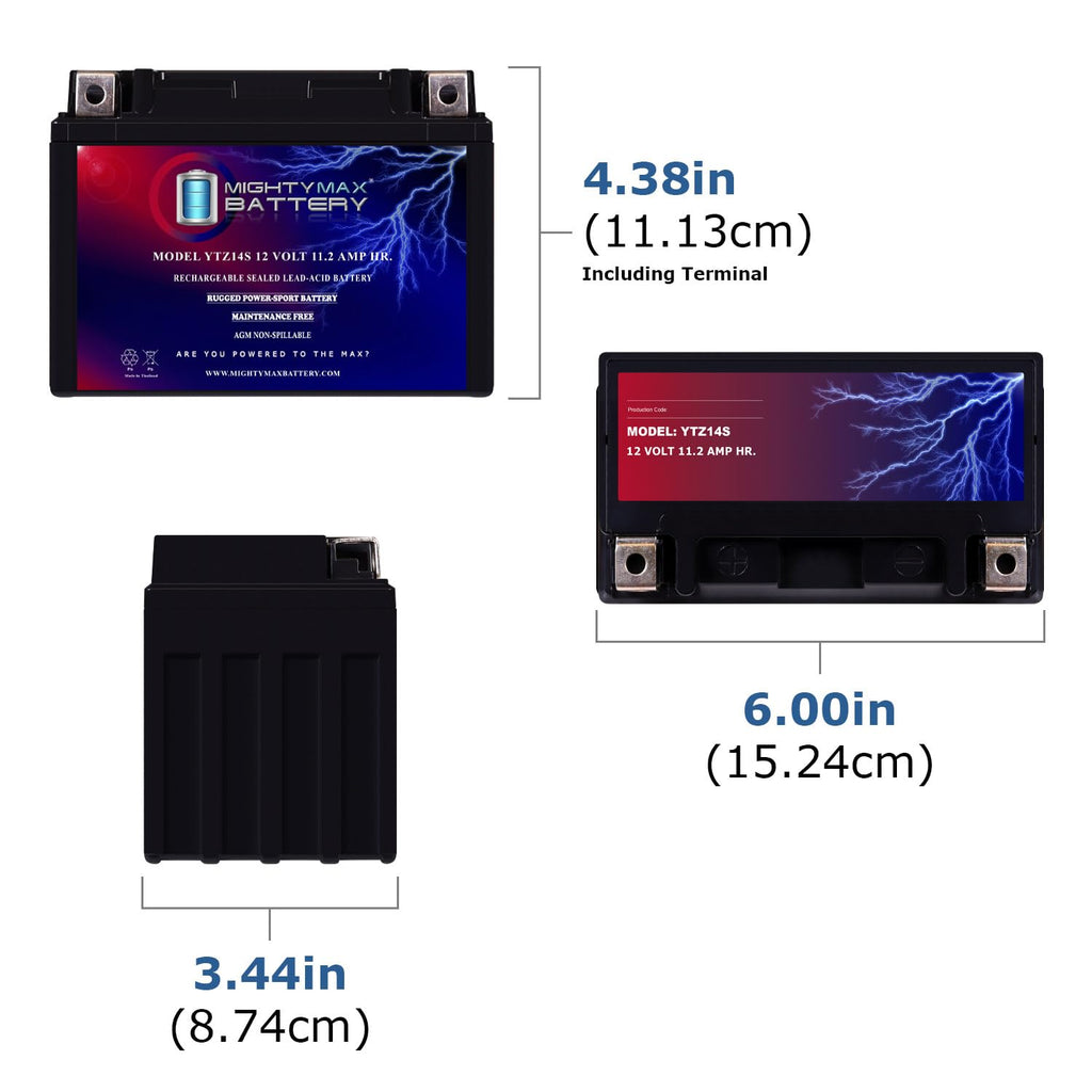 12v 11.2Ah 230CCA Battery W8557