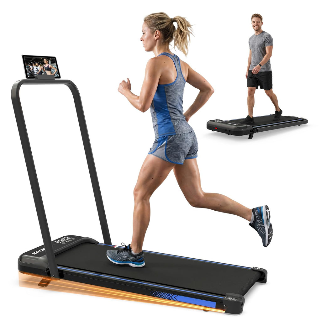 Foldable 3 in 1 Treadmill with Handle Bar and Incline Q3956