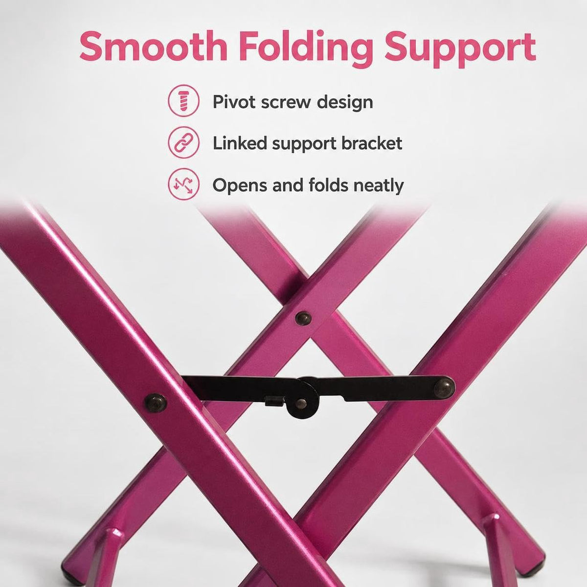 Foldable Adjustable Height Director Chair with Headrest N979