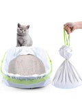 34 Count Jumbo Drawstring Cat Litter Box Liners P270