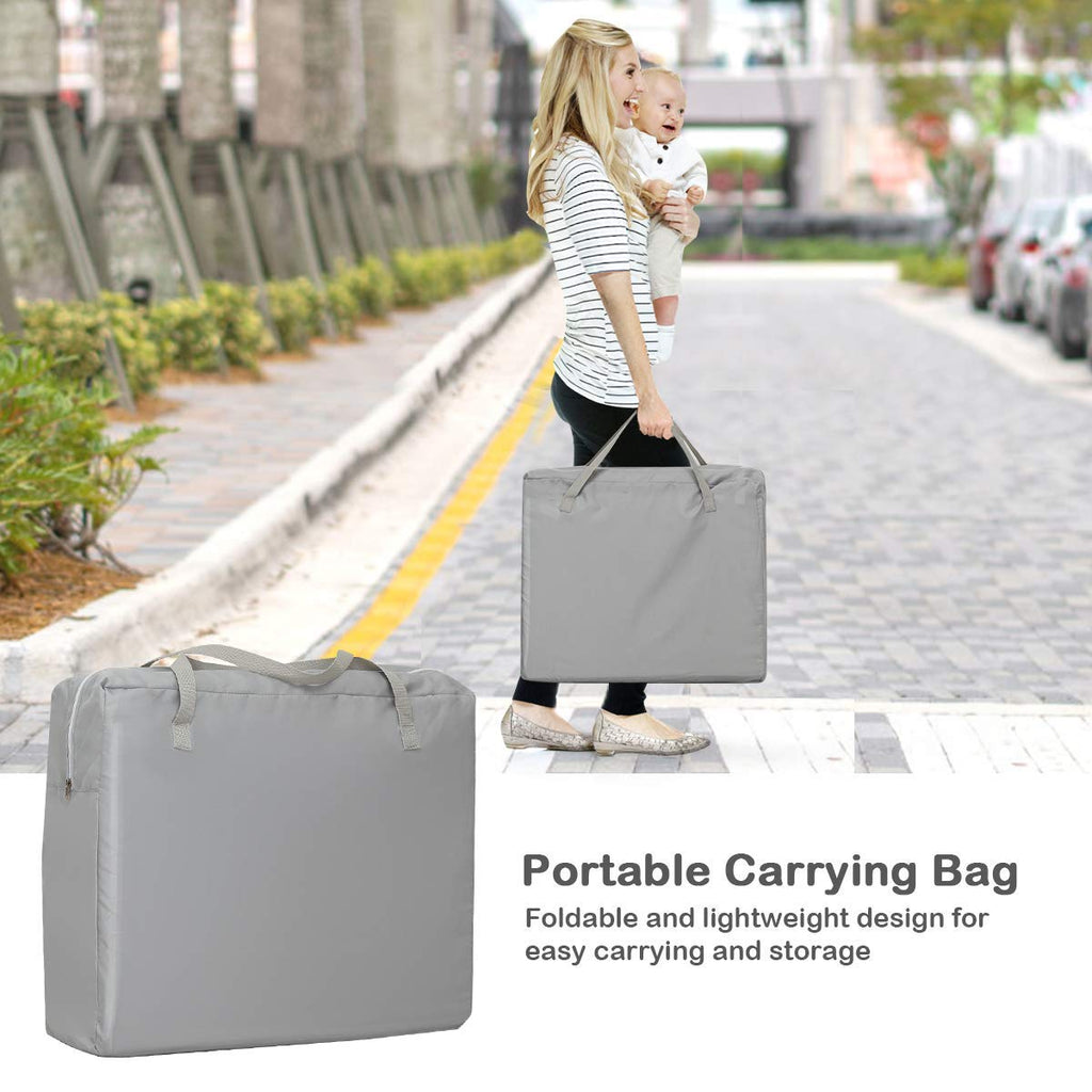 2 in 1 Portable Baby Playard with Mattress and Carry Bag X262683
