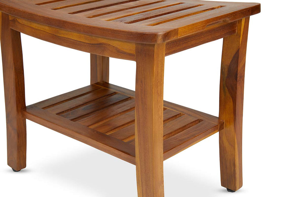Teak Shower Bench & Stool S6851