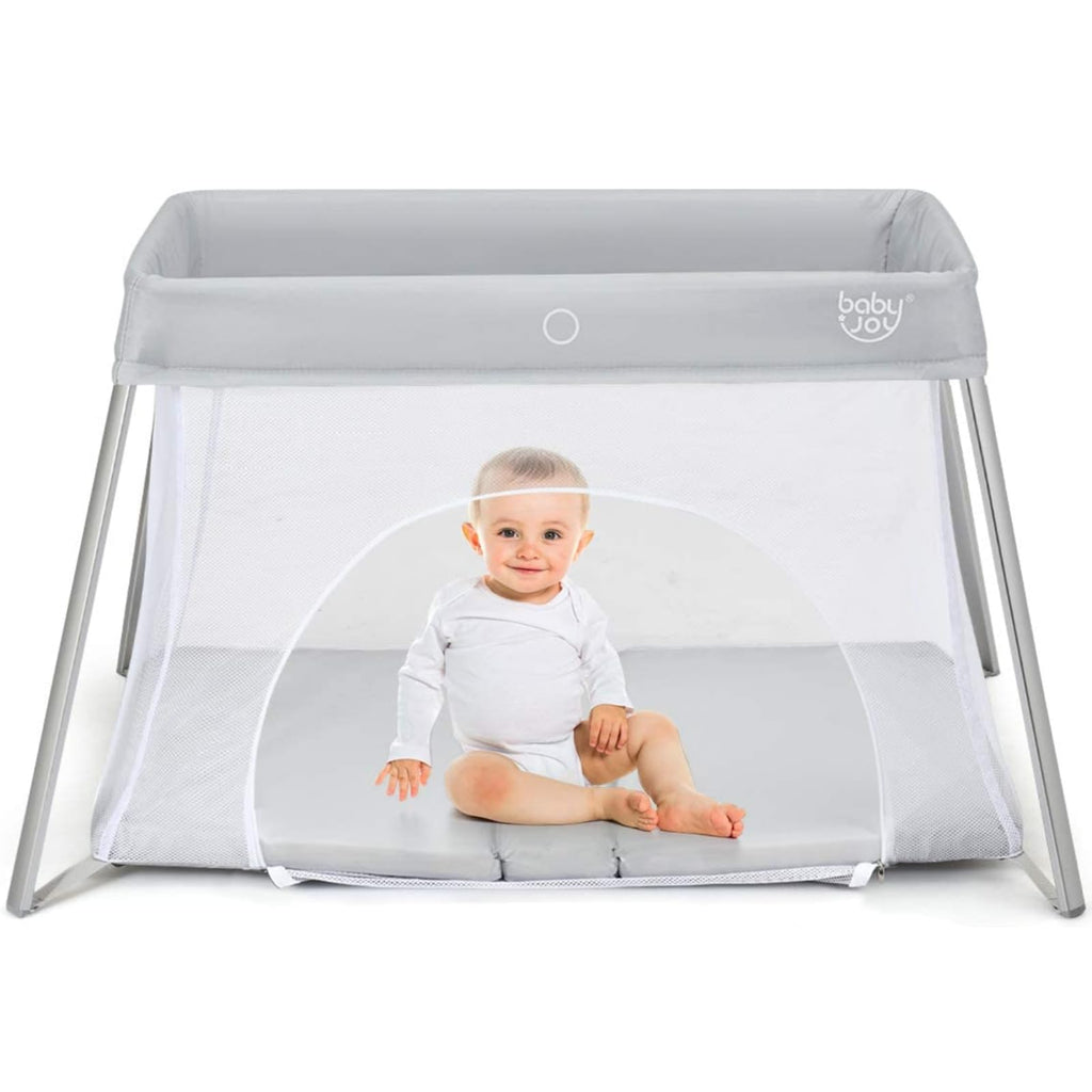 2 in 1 Portable Baby Playard with Mattress and Carry Bag X262683