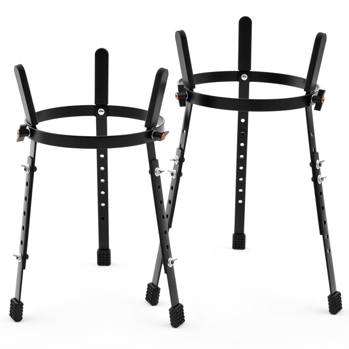 2 Pcs Black Adjustable Conga Drum Stand H758