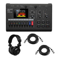 Portable Digital Recorder and Control Surface with Studio Monitor Headphones V428