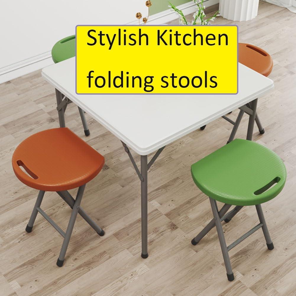 18 Inch Folding Stool 220lbs Capacity Black R3876