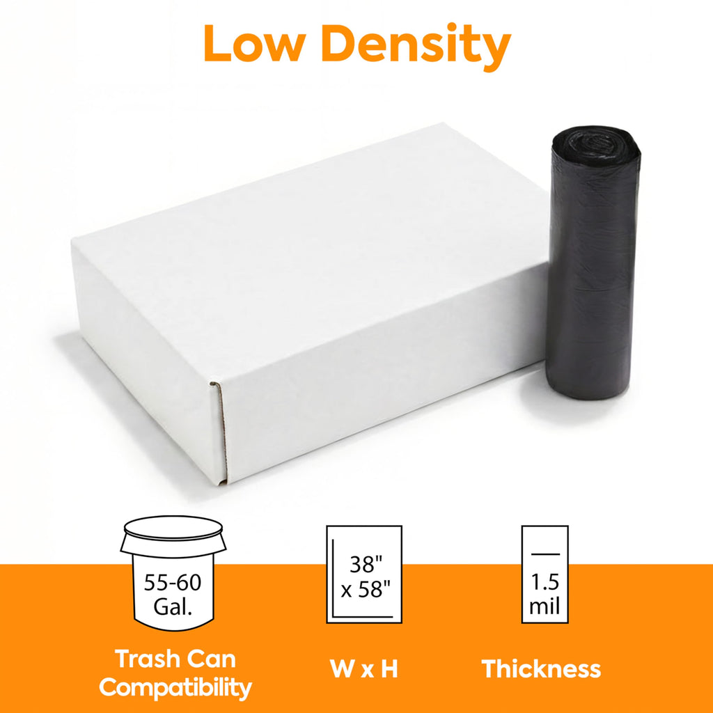 Black 55-60 Gal Trash Bags P892