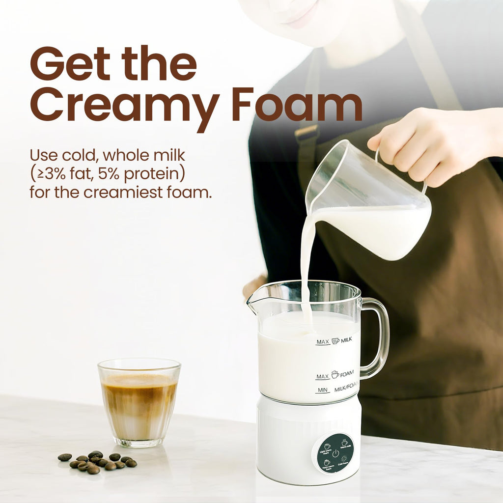 4-in-1 Electric Milk Frother and Steamer K96974