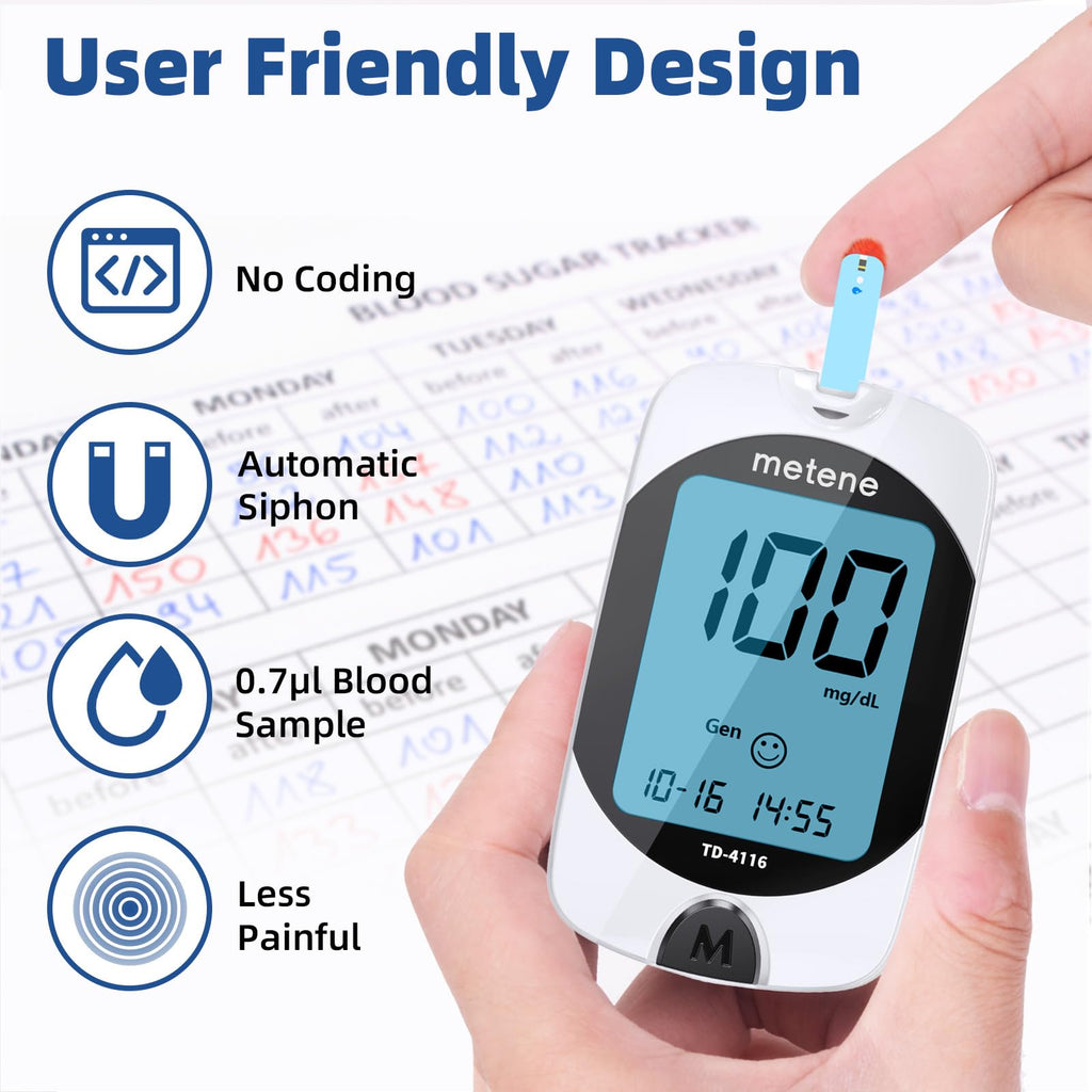 Blood Glucose Test Strips, 100 Count Y483