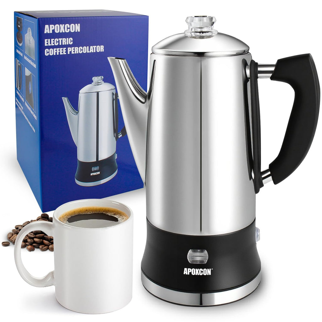 Electric Stainless Steel Coffee Percolator 12 Cup K63701