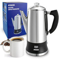 Electric Stainless Steel Coffee Percolator 12 Cup K63701