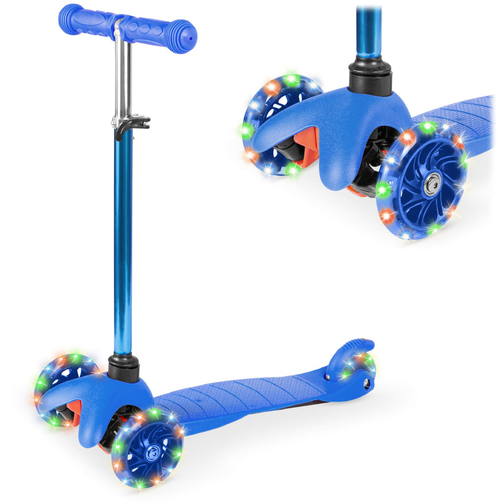 Kids 3-Wheel Scooter with LED Light-Up Wheels B923275