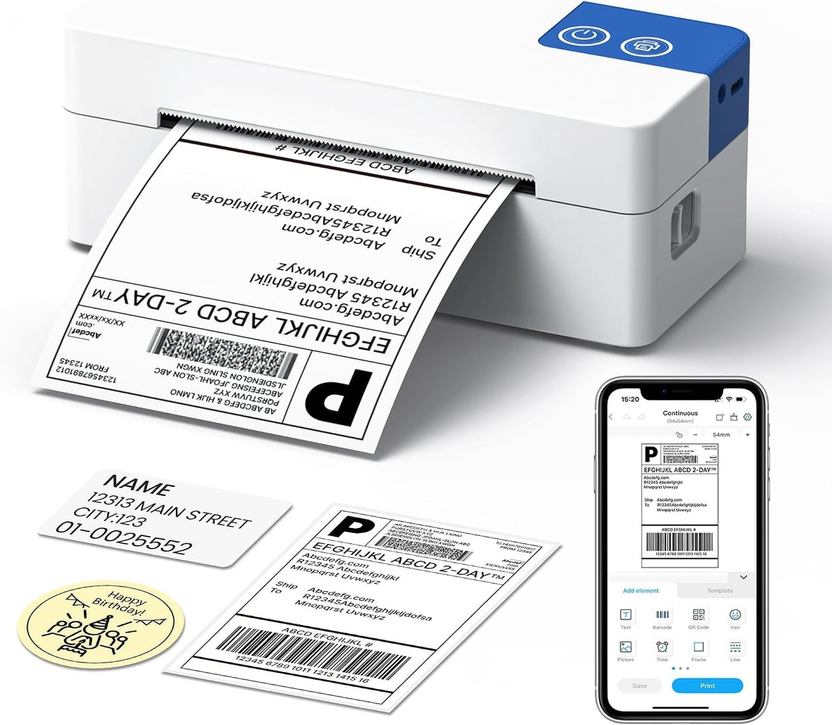 Bluetooth 4x6 Thermal Label Printer G233440