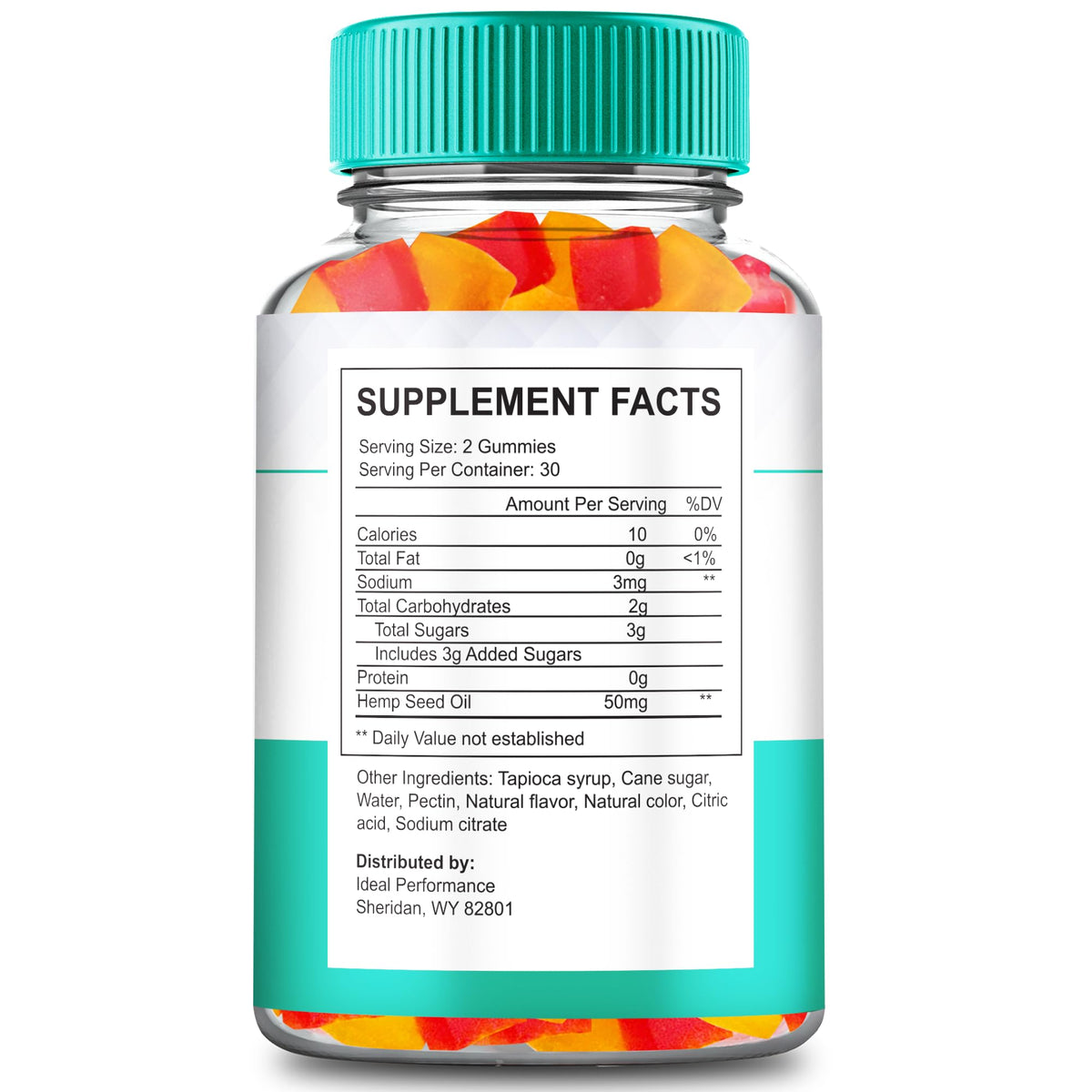 Hemp Gummies 60 Gummies D709915