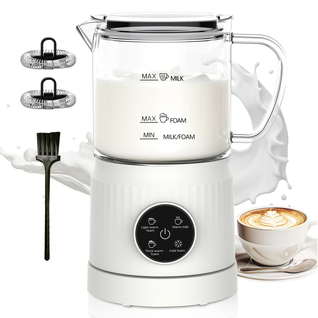 4-in-1 Electric Milk Frother and Steamer K96974