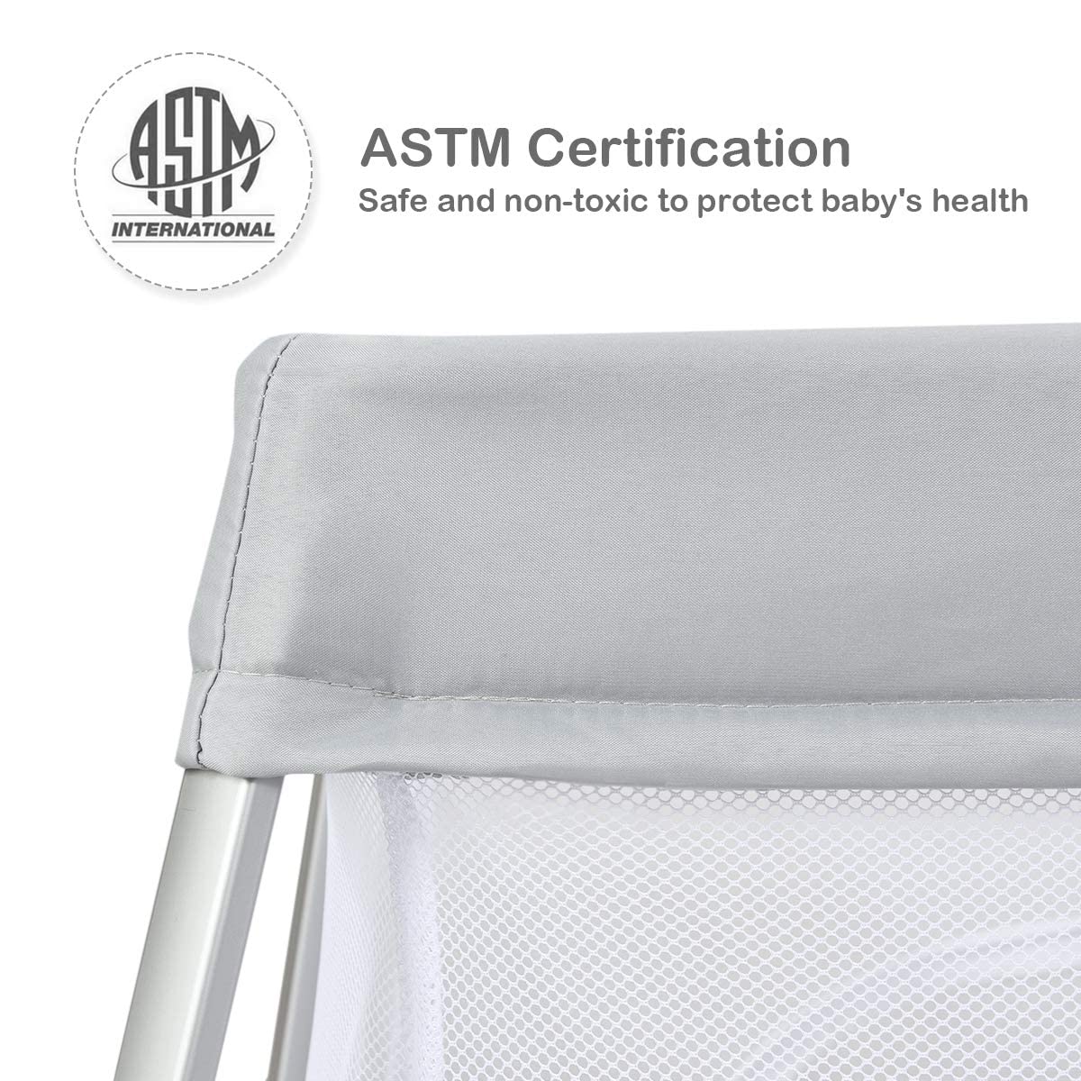 2 in 1 Portable Baby Playard with Mattress and Carry Bag X262683