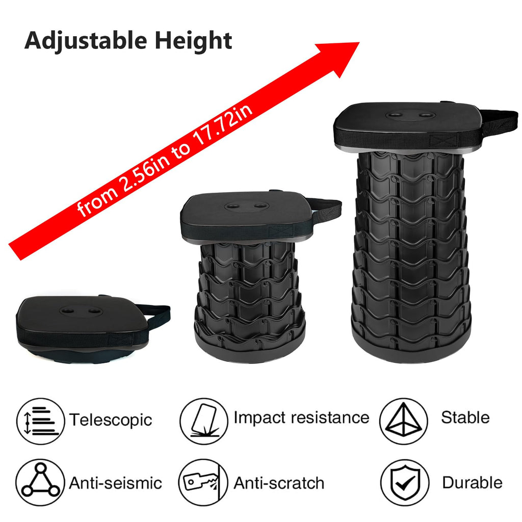 Black Folding Stool Q221929