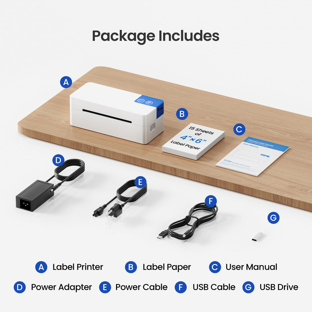Bluetooth 4x6 Thermal Label Printer G233440