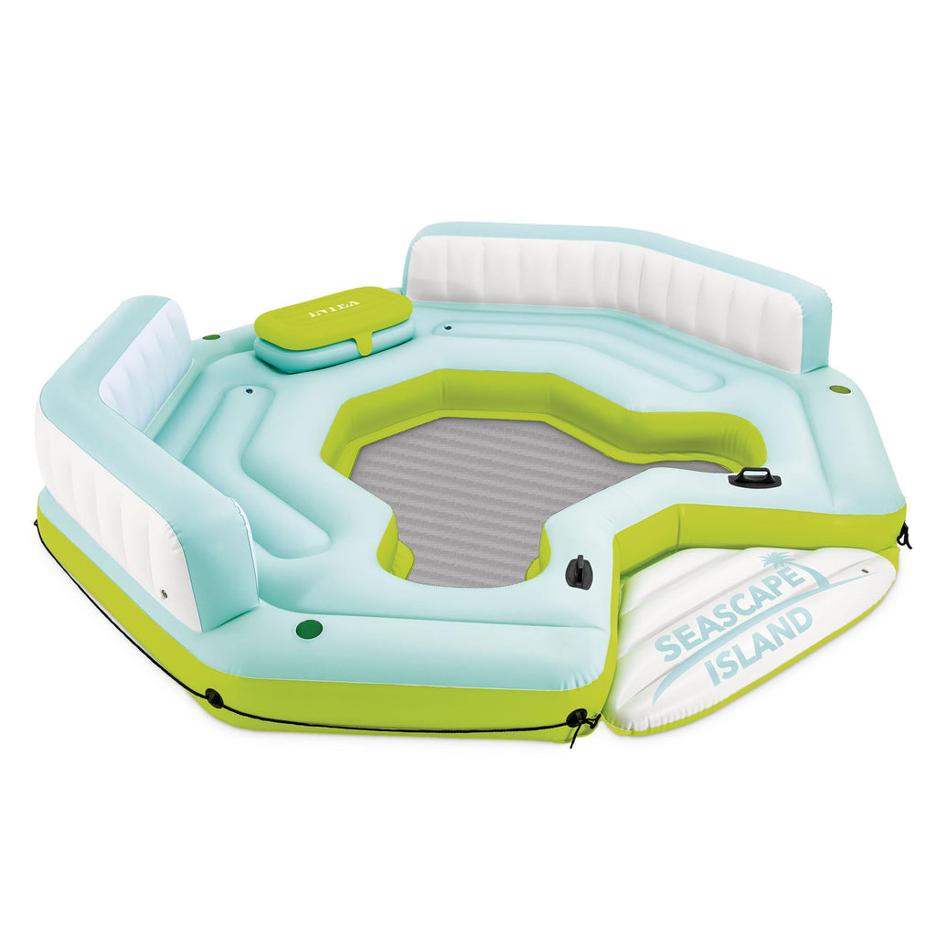Inflatable Island Float with Built In Cooler and Cup Holder I417