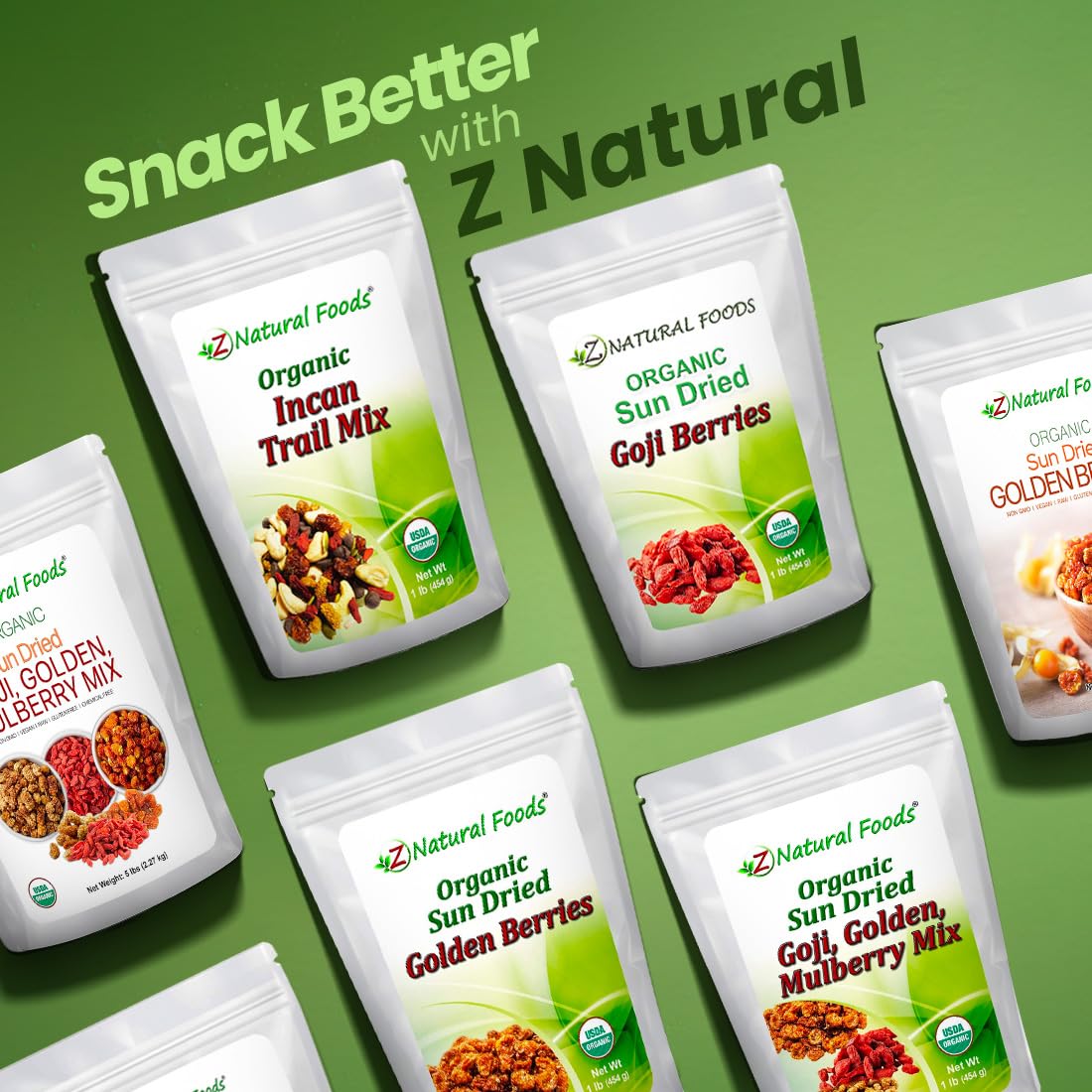 Organic White Mulberries Sun Dried 1 lb K662
