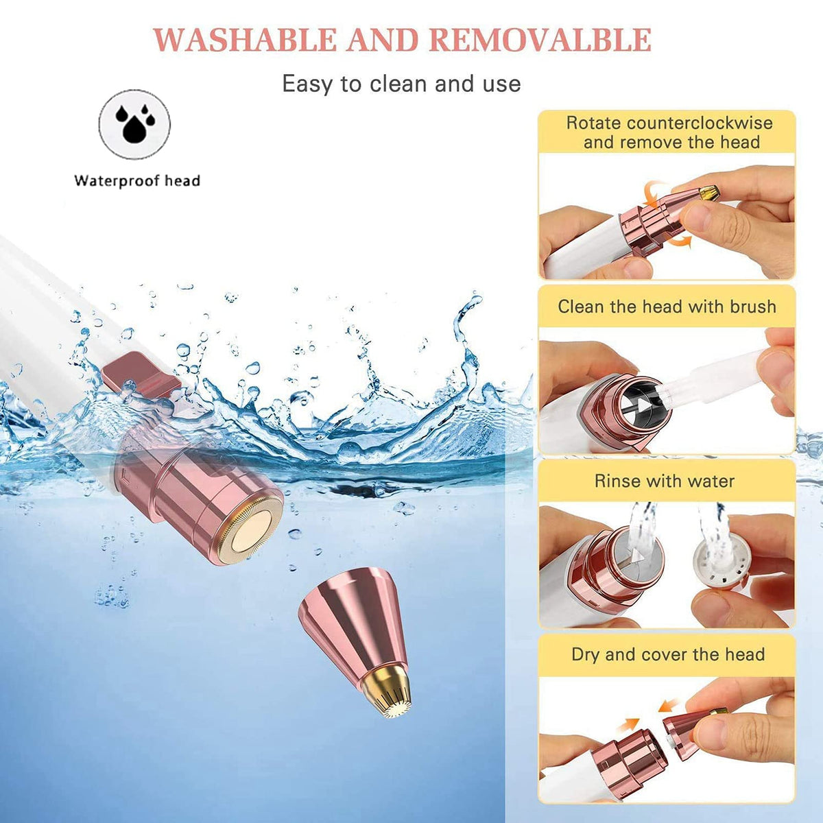 Rechargeable Facial Hair Remover A8687