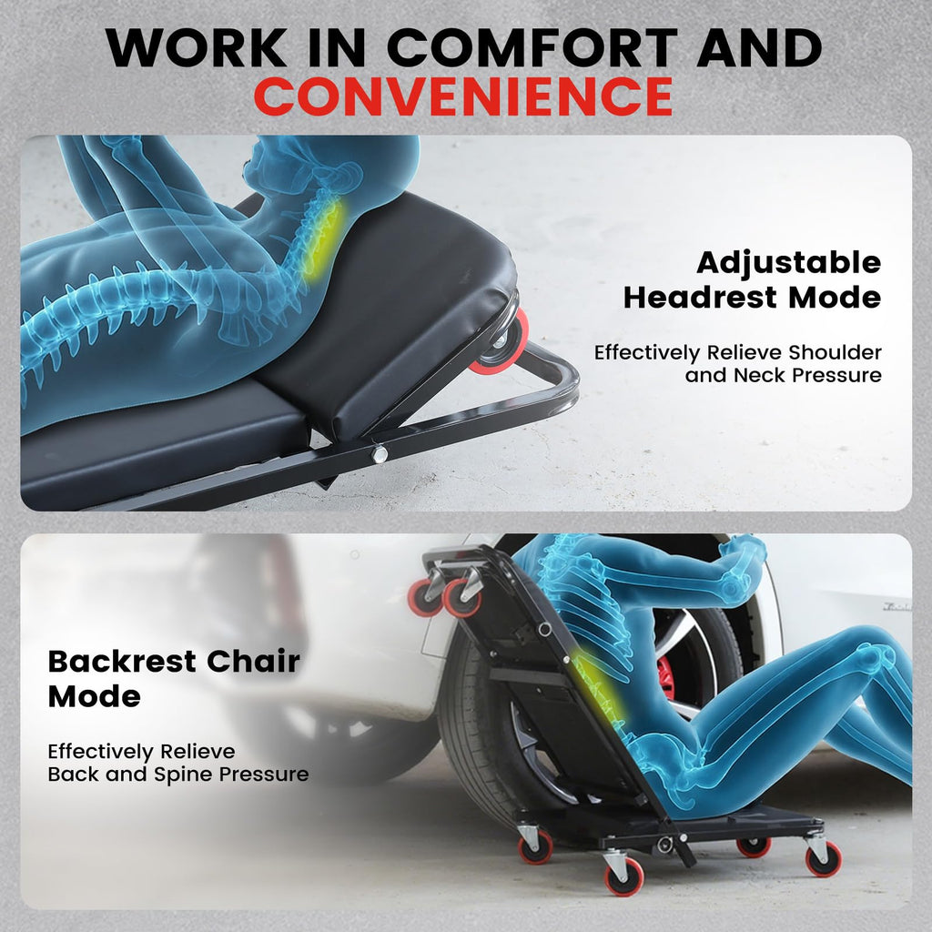 40 Inches 4 in 1 Creeper Seat up to 450 lbs Capacity I563750