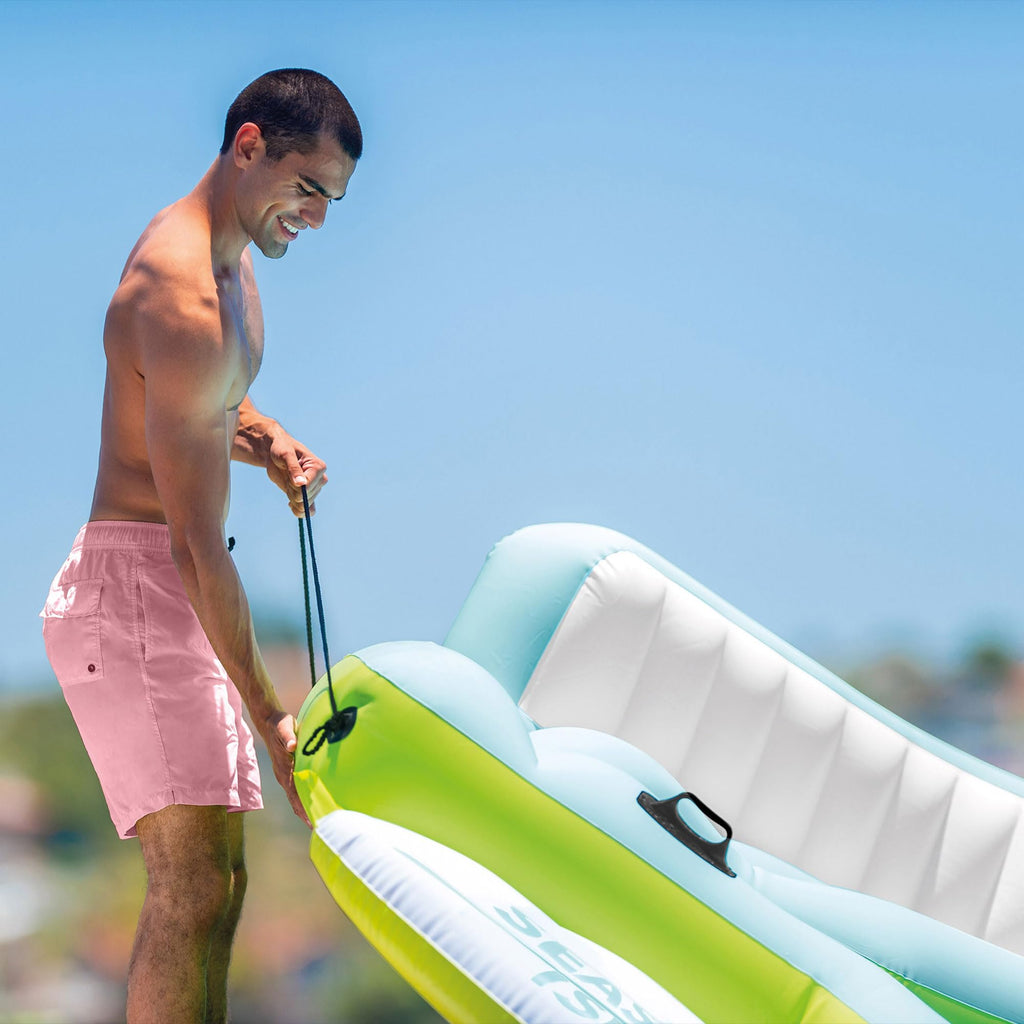 Inflatable Island Float with Built In Cooler and Cup Holder I417