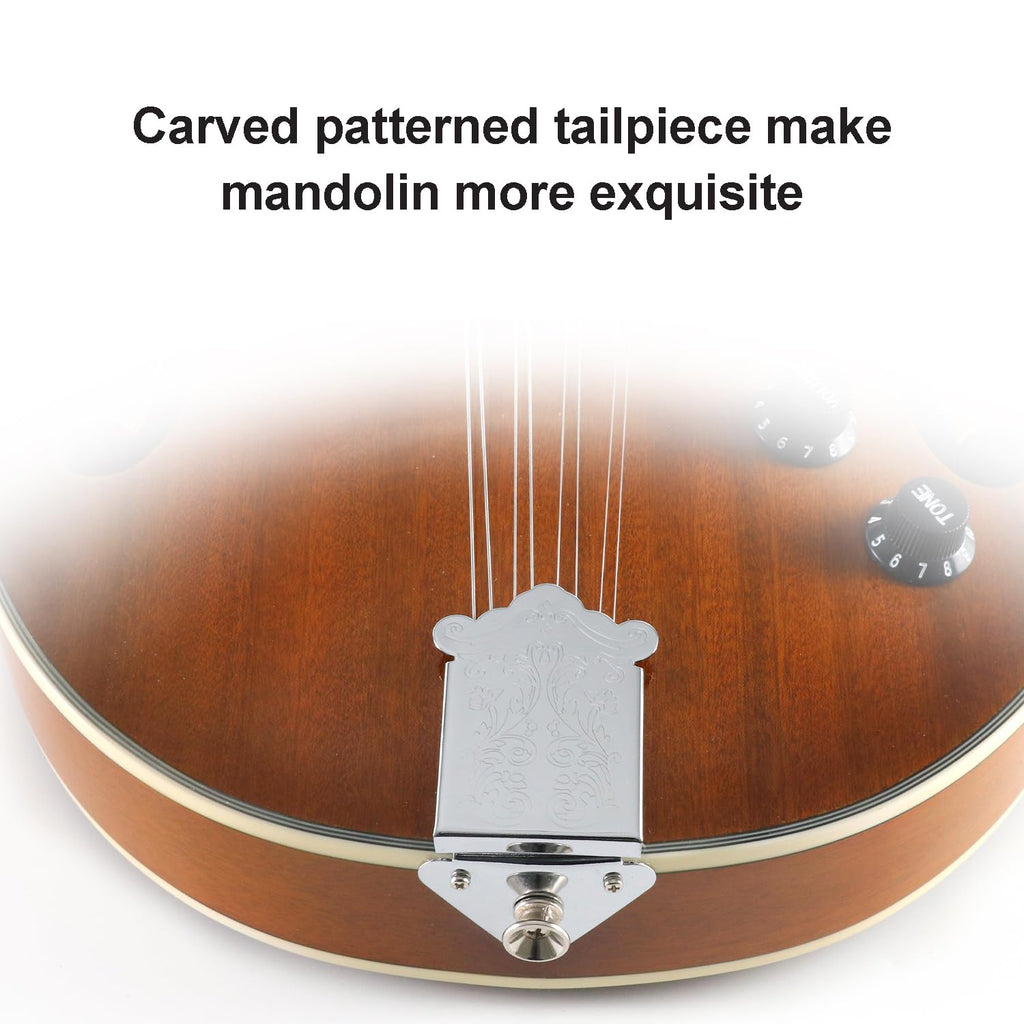 8 String Acoustic-Electric Mandolin Instrument with Pickup H1144