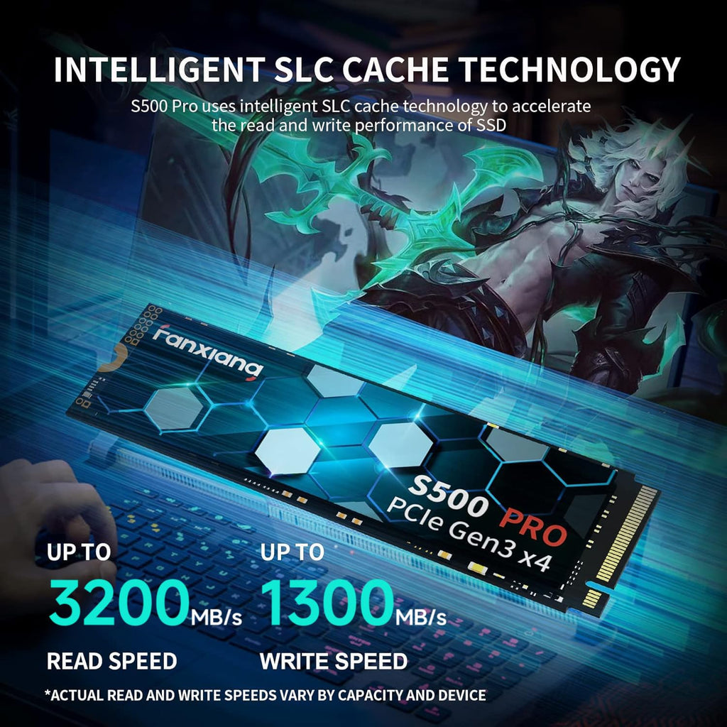 512GB NVMe M.2 PCIe Gen3x4 Internal Solid State Drive A512666