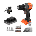 20V MAX Cordless Brushless Drill Driver with 30 Pc. Drill Bit Set M480