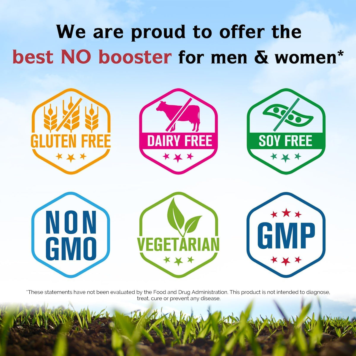 90 Vegan Capsules Nitric Oxide Booster Supplement U1540