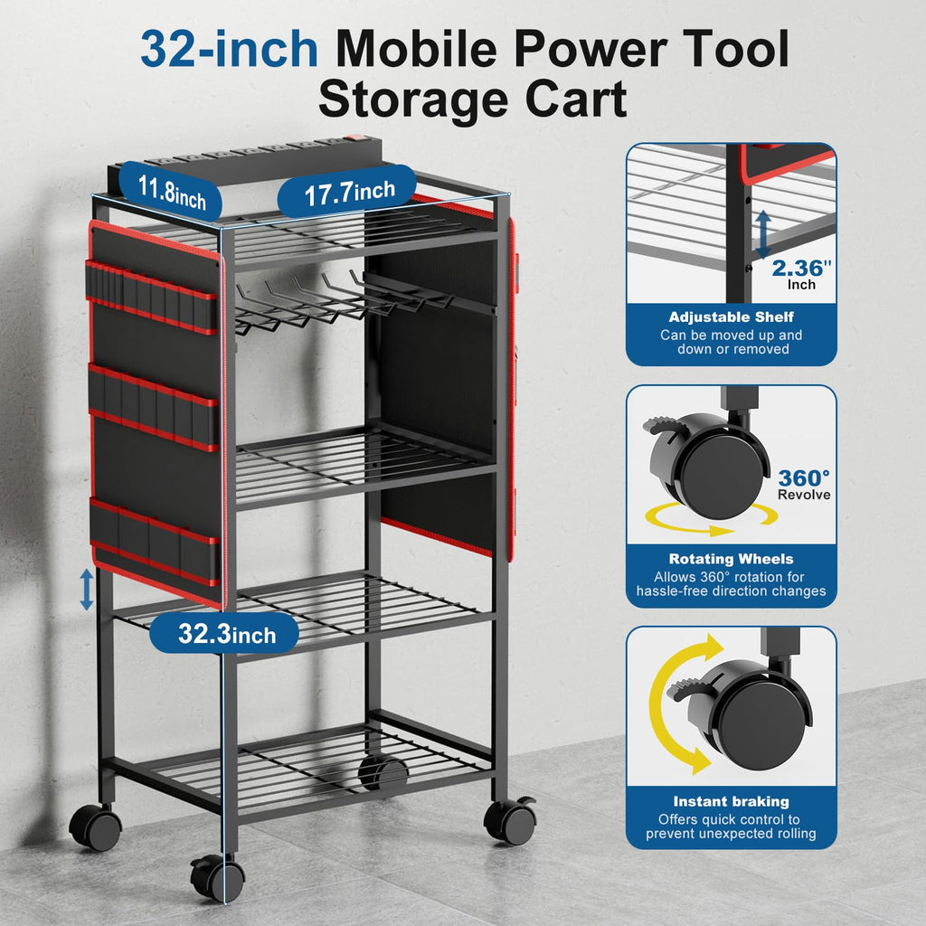 Rolling Tool Organizer Cart Q1761