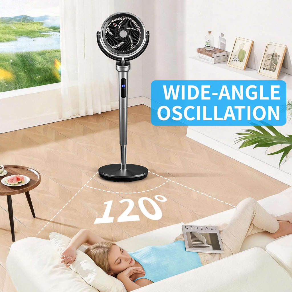 40 Inch Oscillating Pedestal Air Circulator Fan W575853