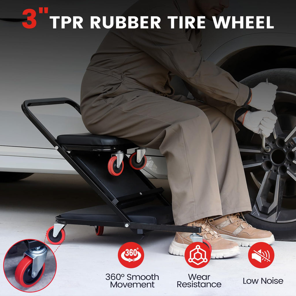 40 Inches 4 in 1 Creeper Seat up to 450 lbs Capacity I563750