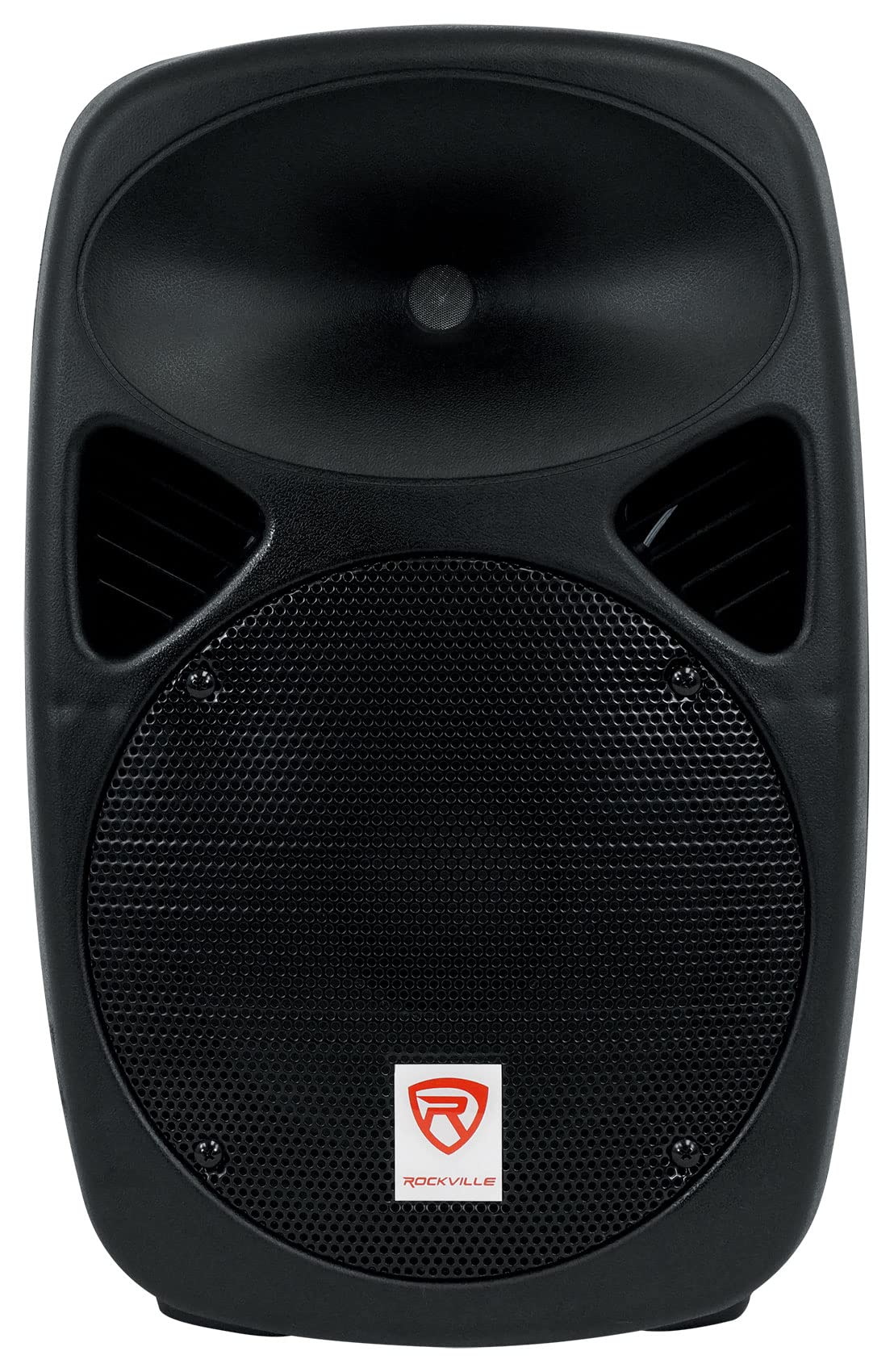 Powered PA Speaker Package with Mic Stands Cables P80582