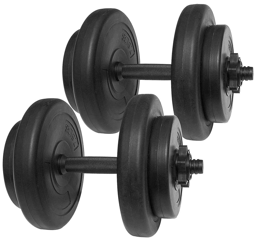 Cast Iron Adjustable Dumbbell Weight Set M6165